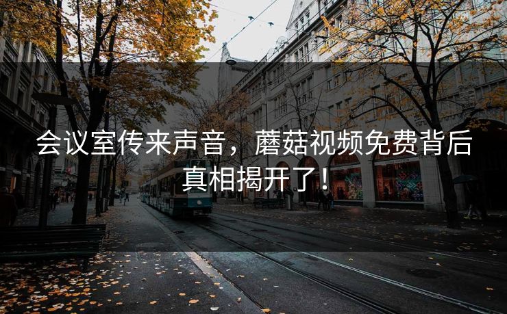 会议室传来声音，蘑菇视频免费背后真相揭开了！